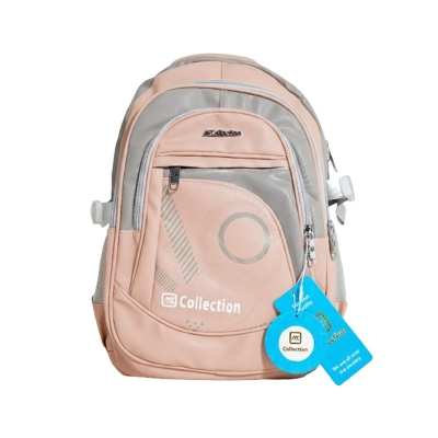 Picture of Unisex Waterproof School Backpack – Lightweight (Peach Pink)
