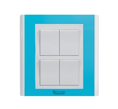 Picture of CLICK-IRISH-4 GANG 1 Way Switch