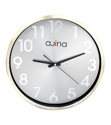 Picture of Deluxe Wall Clock Round W/O Digit Golden