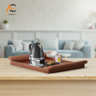 Picture of Premium Wooden Arch Tea Serving Tray