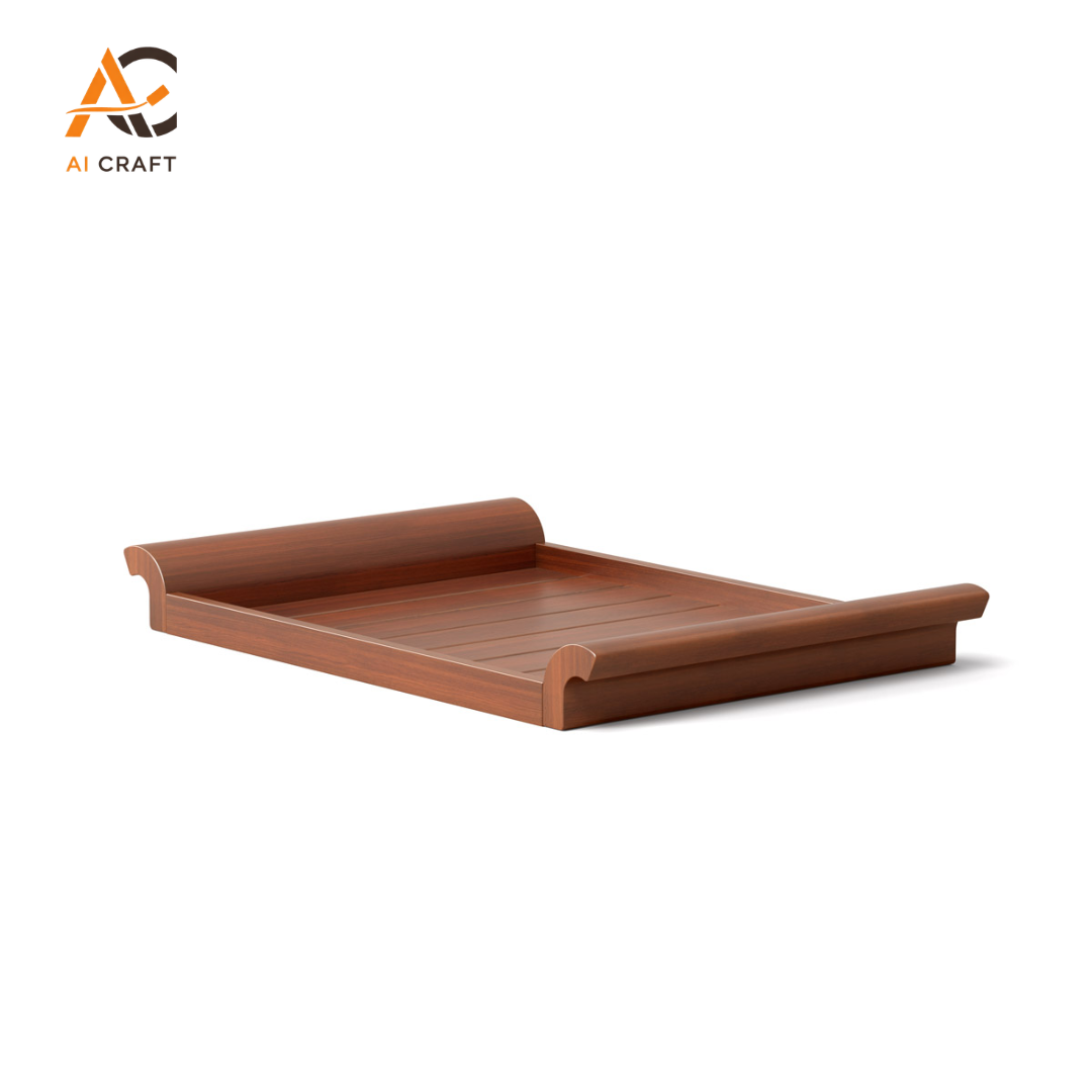 Picture of Premium Wooden Arch Tea Serving Tray