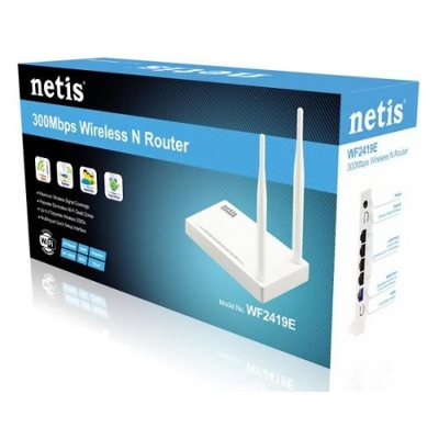 Picture of Netis WF2419E 300mbps Wireless N router 2 antenna with 5dbi fixed - White