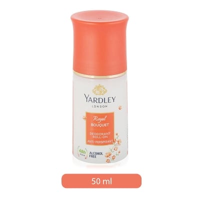 Picture of Refreshment deodorant Roll on Yardley London Royal Bouquet used for male/female - 50ml