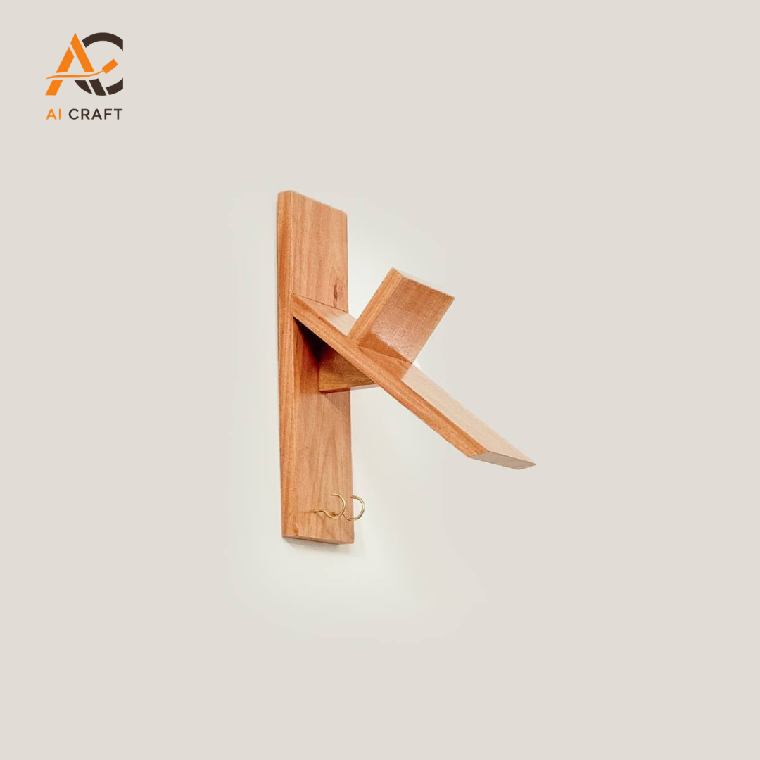 Picture of Helmet Stand with Key Holder –  Wall Organizer