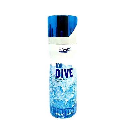Picture of International UAE product body spray Havex Ice Dive  for male - 200 ml