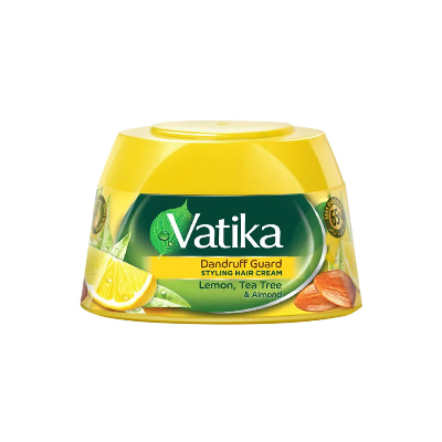 Picture of U.A.E product Hair styling hair care hair treatment  dandruff guard with lemon , tea tree and Almond  cream- 140 ml - Yellow