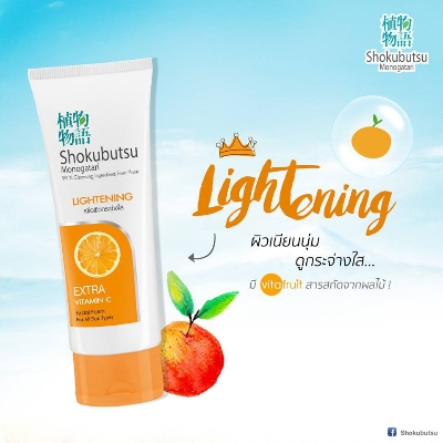 Picture of International Thailand product Shokubutsu monogatari lightening facial foam - 100g - Multicolor