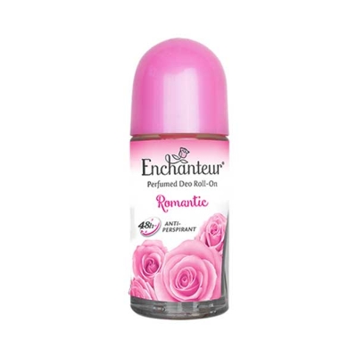 Picture of Malaysian product Deodorant roll on Romantic used for male/ female - 50 ml - Pink