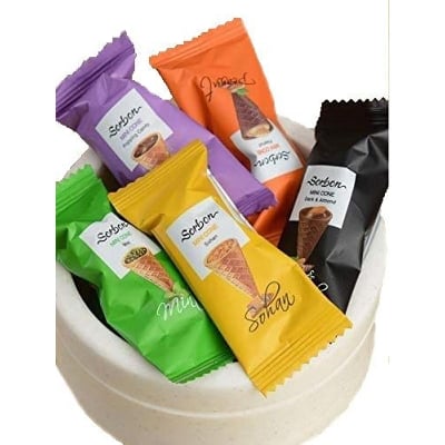 Picture of International Irani Chocolate Sorbon Mini cone 5 flavors - 5 piece