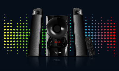 Picture of International china product party type heavy sound box Bluetooth with Remote control Digital X 983BT - 1 piece