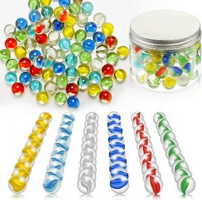 Picture of International china product Multiple colours marble Ball - 30 piece - Multicolor