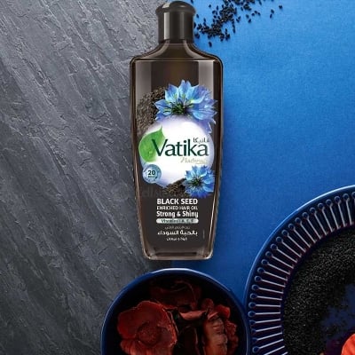 Picture of International UAE product Hair care Va tika BLACK hair oil used for male/female - 300 ml
