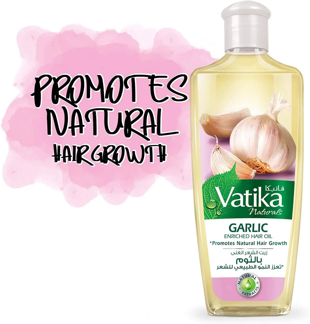 Picture of International UAE product Hair care Va tika Garlic hair oil used for male/female - 300 ml