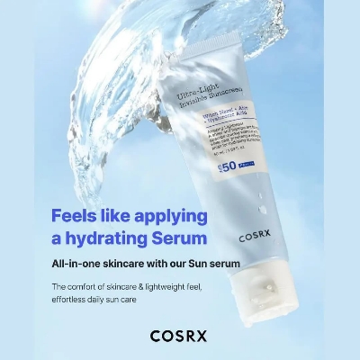 Picture of COSRX Ultra-Light Invisible Sunscreen SPF 50 PA++++ – Hydrating Korean Sunscreen