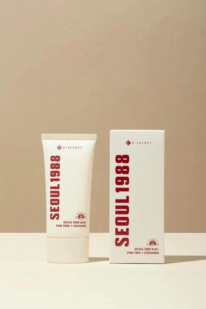 Picture of Korean K-SECRET Seoul 1988 Sun Pine Tree + Ceramide SPF50+ PA++++ –  Soothing Sunscreen