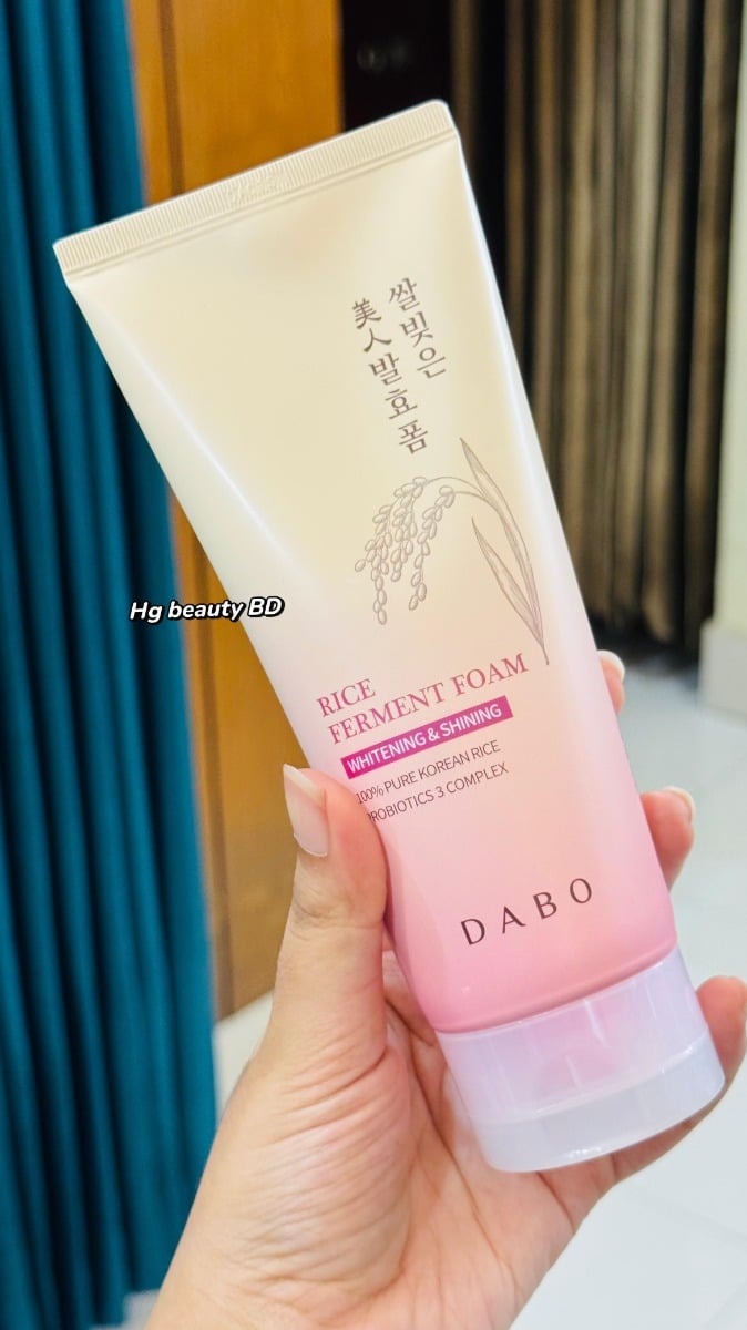 Picture of Korean DABO Rice Foam Cleansing Face Wash 100ml - Multicolor