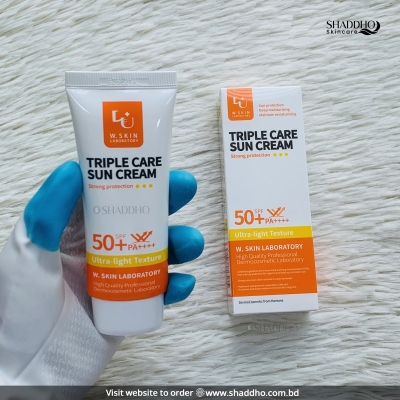 Picture of KOrean item W. Skin Laboratory Triple Care Sun Cream SPF50+ PA++++
