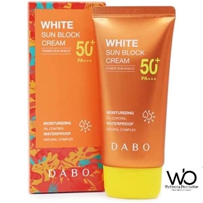 Picture of Korean DABO White Sun Block Cream SPF 50+ PA+++ Moisturizing Waterproof Sunscreen
