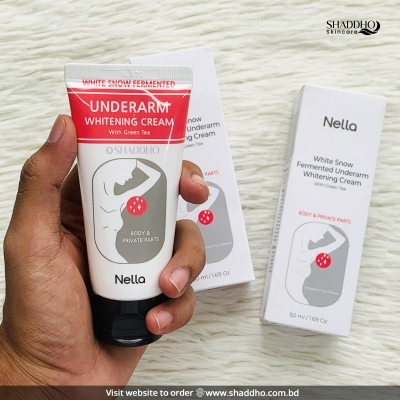 Picture of Korean Nella White Snow Fermented Underarm Whitening Cream with Green Tea 50ml