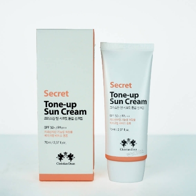 Picture of Korean  Christian Dean Secret Tone-Up Sun Cream SPF50+ PA+++ – Brightening Sunscreen