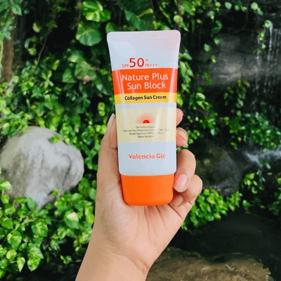 Picture of Nature Plus Sun Block SPF50+ PA+++ – Korean Daily UV Protection Sunscreen Cream - 70 ml