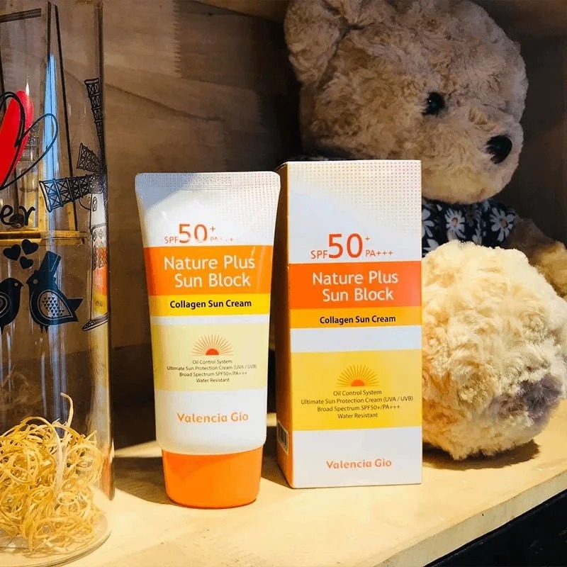 Picture of Nature Plus Sun Block SPF50+ PA+++ – Korean Daily UV Protection Sunscreen Cream - 70 ml
