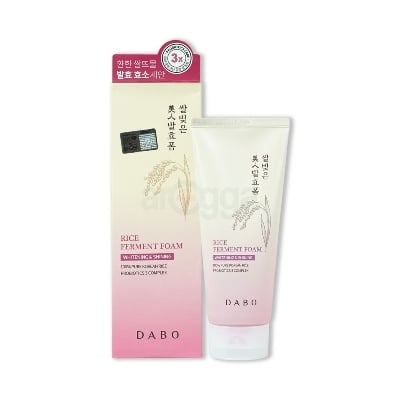 Picture of Korean DABO Rice Foam Cleansing Face Wash 180 ml - Multicolor