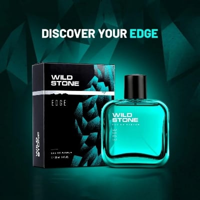Picture of Long Lasting Fresh Aquatic Fragrance Wild Stone Edge Eau De Parfum for Men 100 ml