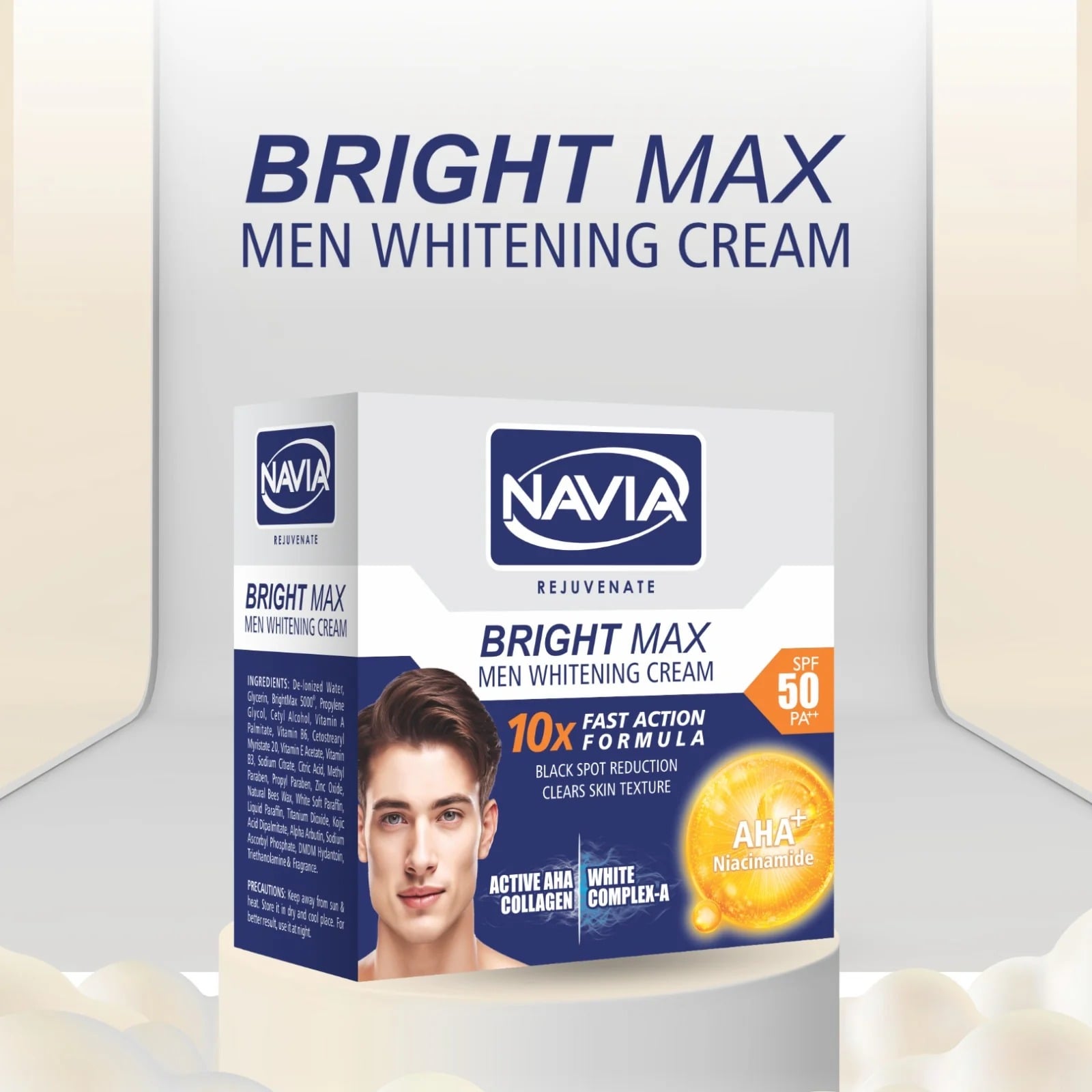 Picture of Navia Whitening Cream for Men-22ml
