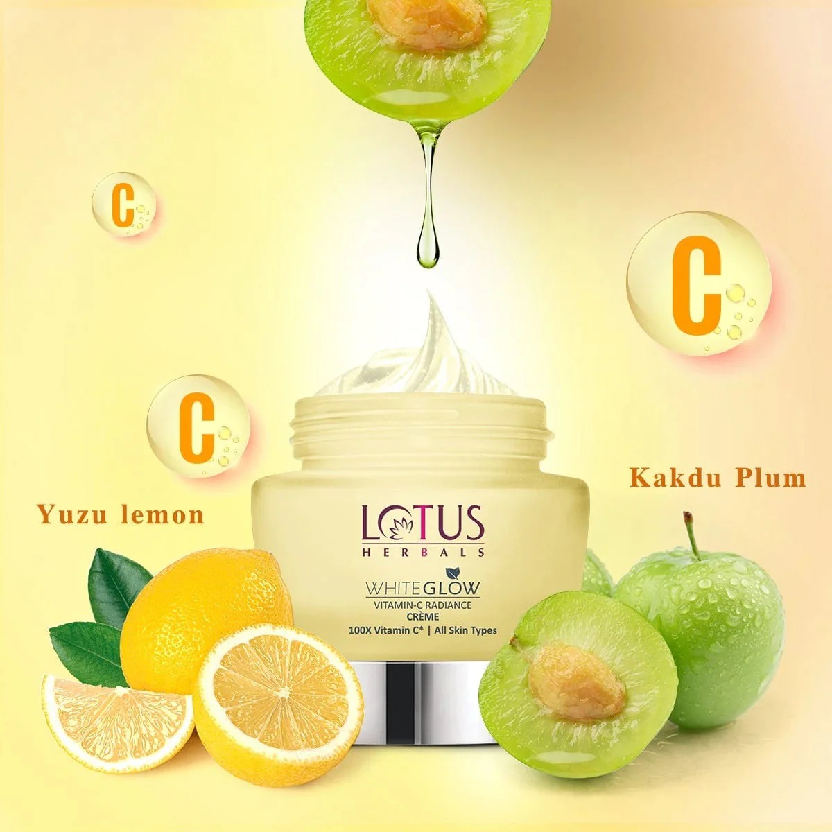 Picture of Lotus Herbals White Glow Vitamin C Radiance Cream 35g