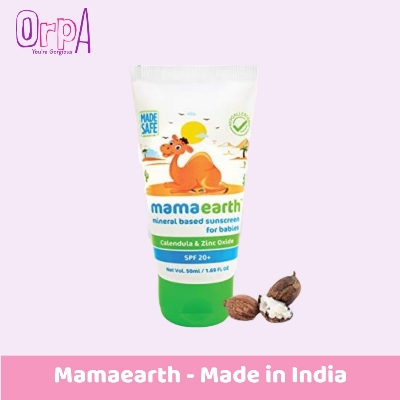 Picture of mamaearth Mineral-Based Sunscreen for Babies – 50ml - Multicolor