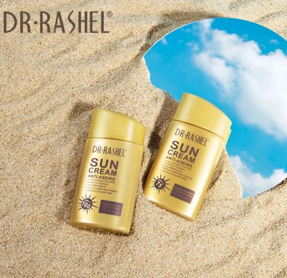 Picture of Dr.RASHEL Anti Aging Sun Cream 80gm - Gold