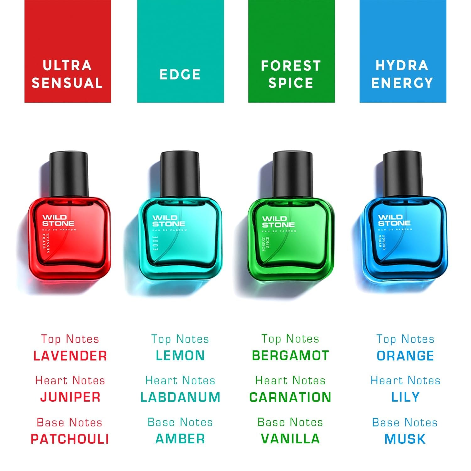 Picture of Wild Stone Perfume Combo for Men Pack of 4 (30ml )