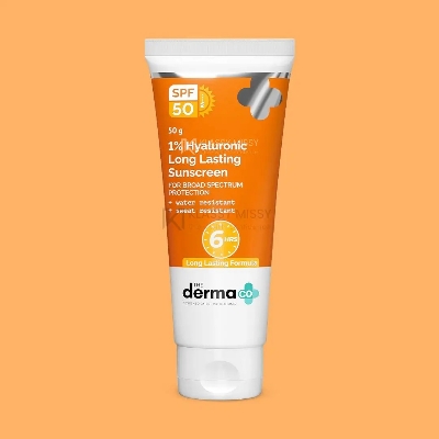 Picture of The Derma Co 1% Hyaluronic Long Lasting Sunscreen SPF- 50ml