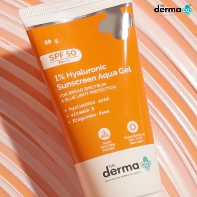 Picture of The Derma Co 1% Hyaluronic Long Lasting Sunscreen SPF- 50ml