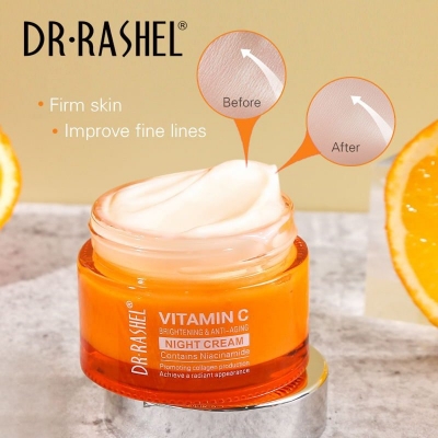 Picture of Dr. Rashel Vitamin C Brightening & Anti Aging Night Cream – 50gm
