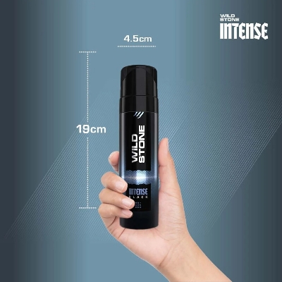 Picture of Wild Stone Intense Black, Ocean and Trance No Gas Deodorant Body Perfume for Men, Long Lasting Deo Body Spray, Pack of 3 (120ml each)