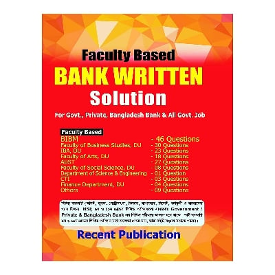 Picture of Faculty Based Bank Written Solution