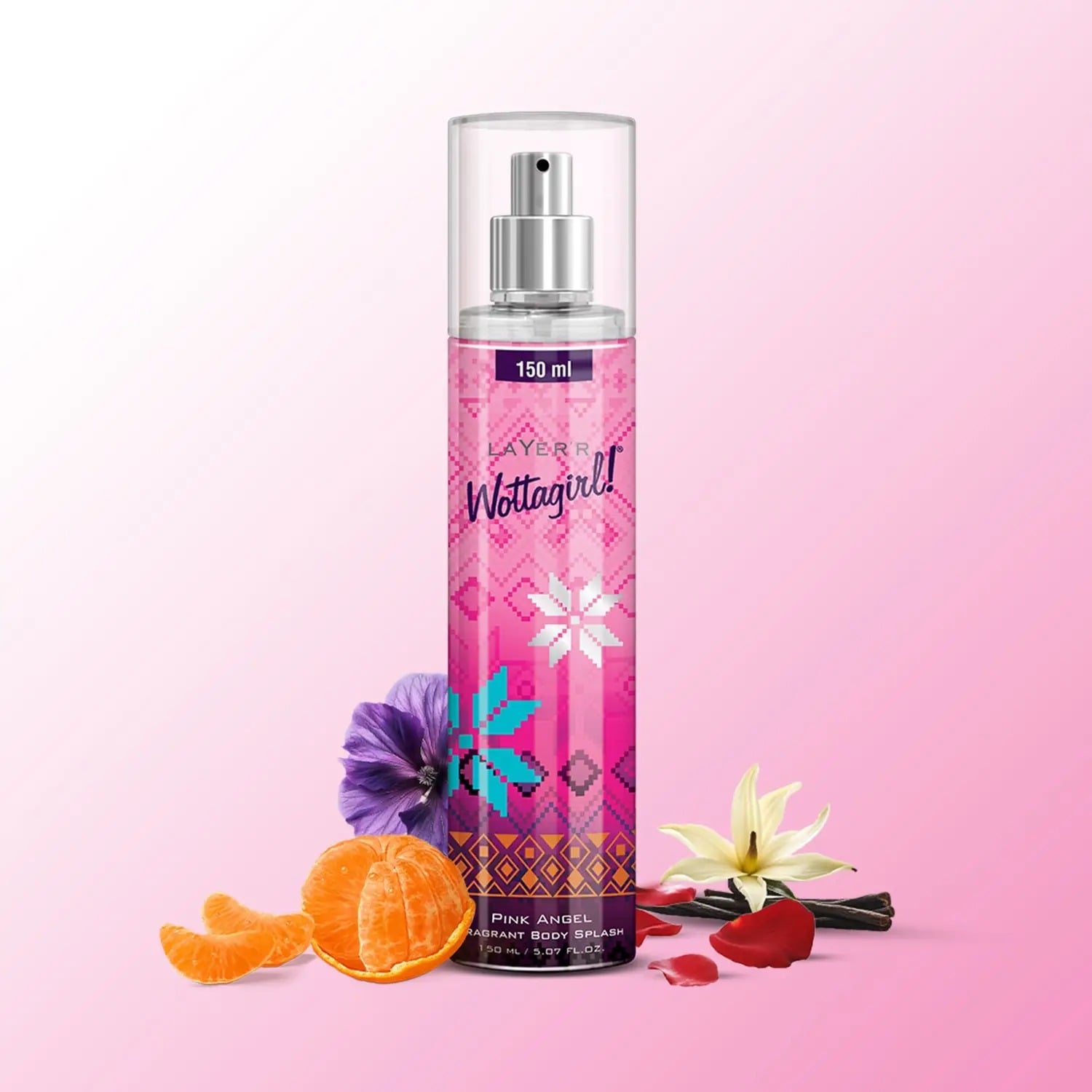 Picture of Layer'r Wottagirl Pink Angel Body Splash 135ml