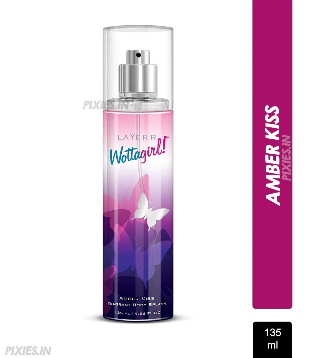 Picture of Layer'r Wottagirl Amber Kiss Body Splash For Women Long Lasting - 135ml