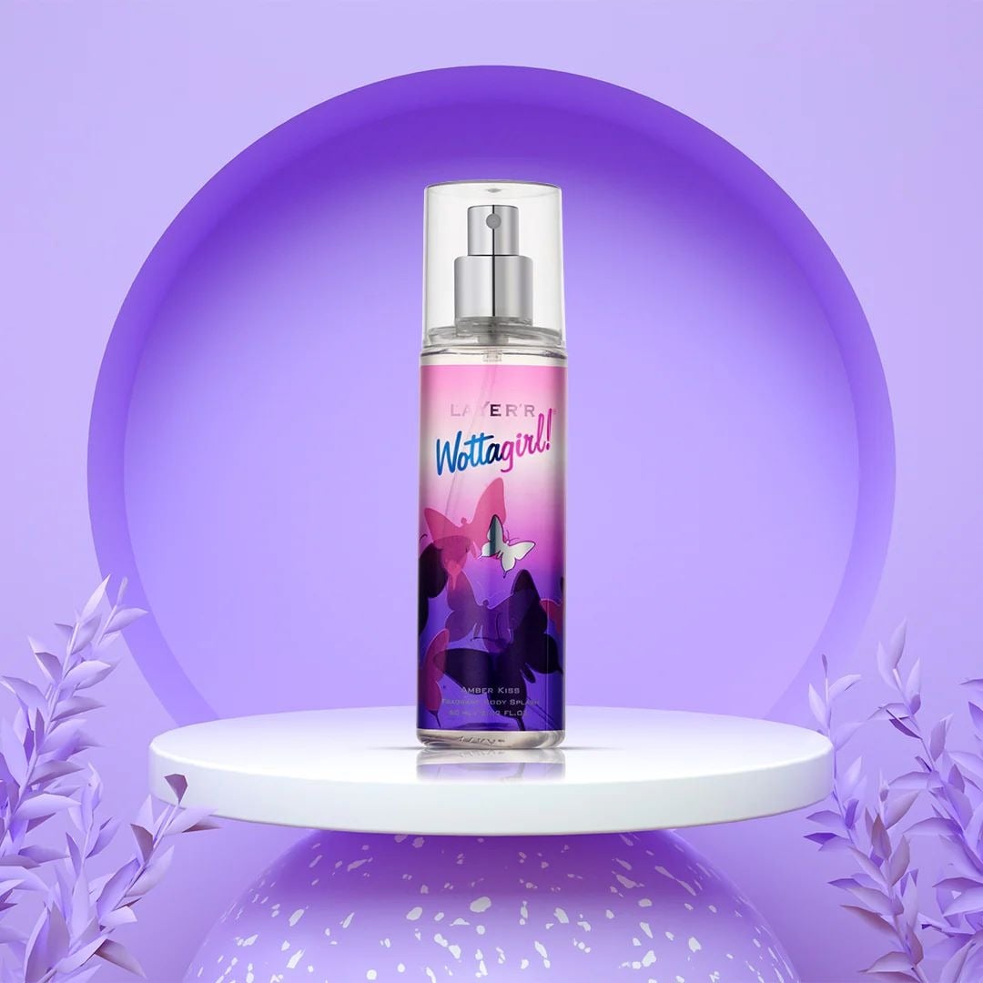 Picture of Layer'r Wottagirl Amber Kiss Body Splash For Women Long Lasting - 135ml