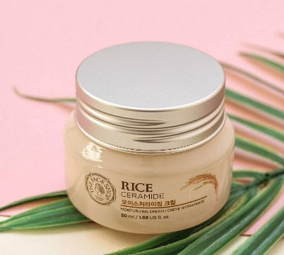Picture of The face shop rice & ceramide moisturizing cream - 50ml