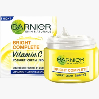 Picture of Garnier Bright Complete Vitamin C Yoghurt Night Cream -40 gm