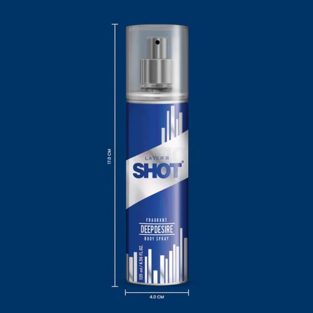 Picture of Layer'r Shot - Deep Desire body spray for men - 135ML