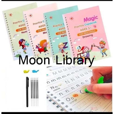 Picture of Magic Handwriting Practice Book - Multicolor