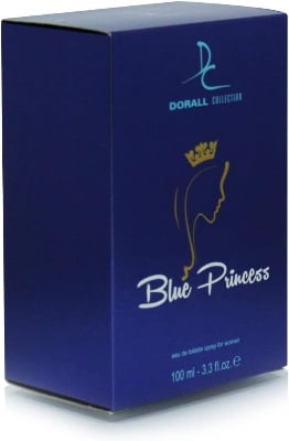 Picture of International UAE product Dorall collection DC Blue Princess perfume for women - 100 ml - Blue