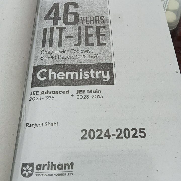 Picture of 46 Years IIT-JEE [Chemistry]  Chapterwise-topicwise Solved Paper 2023-1978