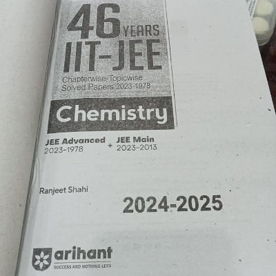 Picture of 46 Years IIT-JEE [Chemistry]  Chapterwise-topicwise Solved Paper 2023-1978