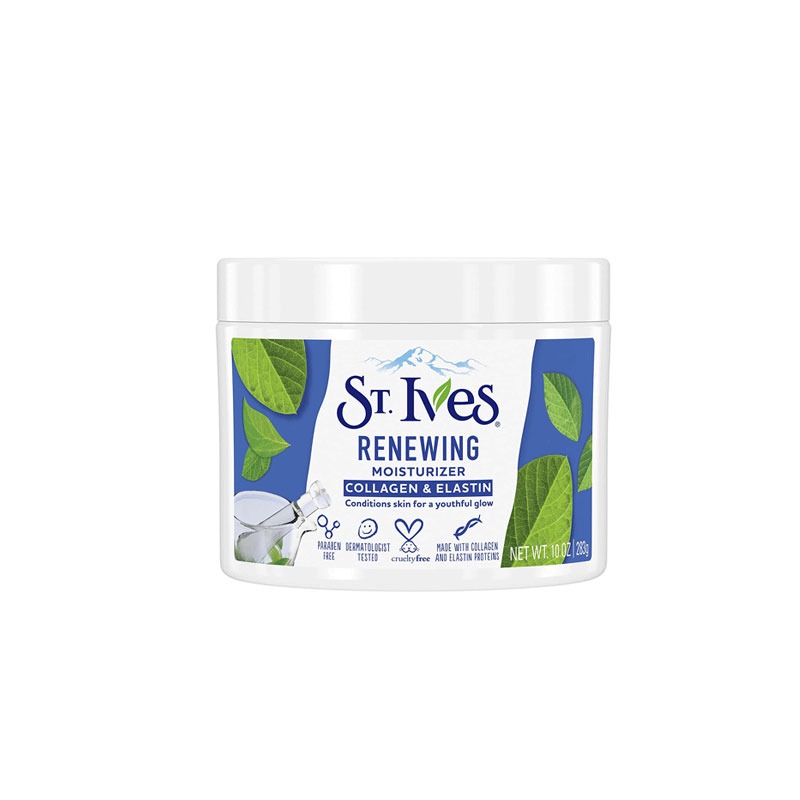 Picture of International France product St Ives cream Renewing collagen Elastin facial moisturizer - 283 GM