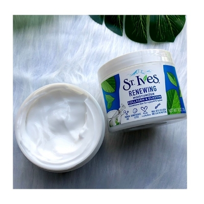 Picture of International France product St Ives cream Renewing collagen Elastin facial moisturizer - 283 GM